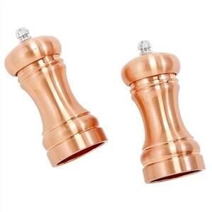 NEW SANTA BARBARA DESIGN STUDIO salt & pepper mill book box in copper